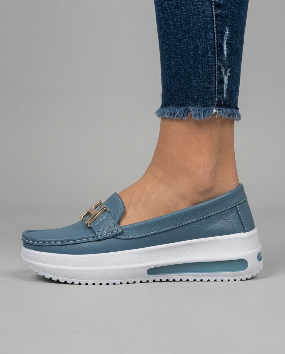 Cesarina | Mocassino Platform con Morsetto