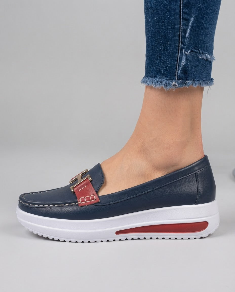 Cesarina | Mocassino Platform con Morsetto