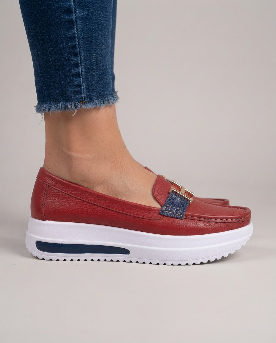 Cesarina | Mocassino Platform con Morsetto