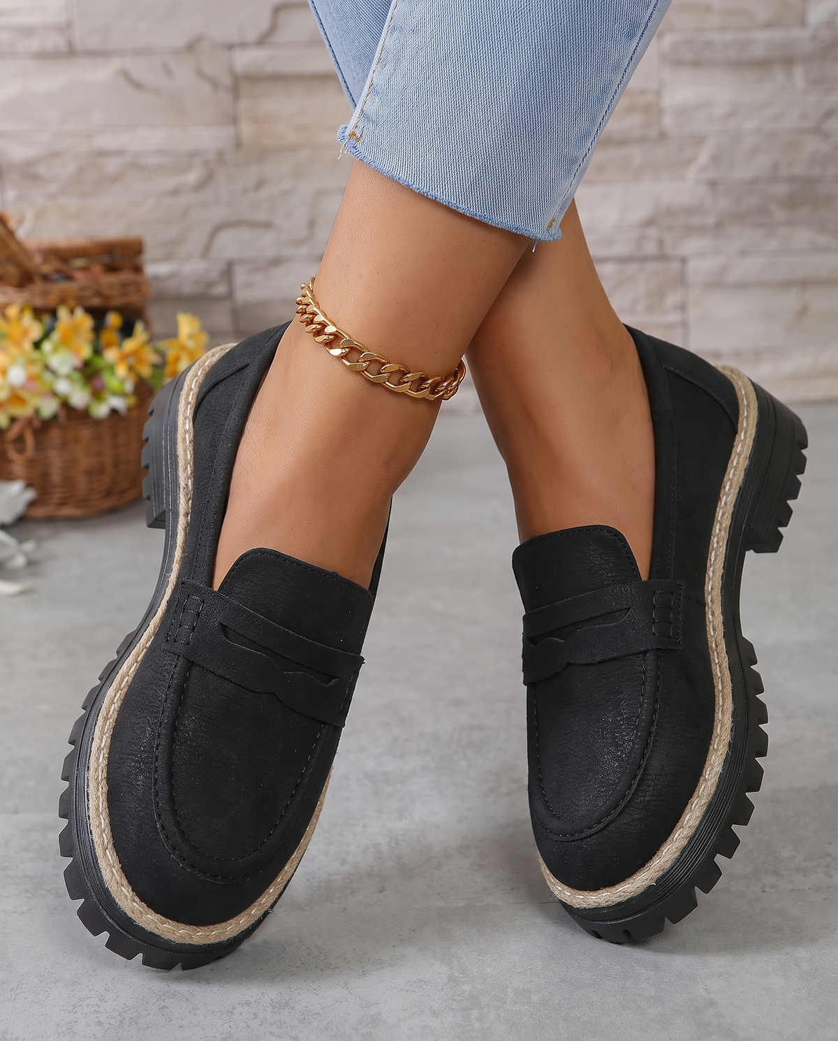 Berenice | Mocassino Platform Tacco Grosso
