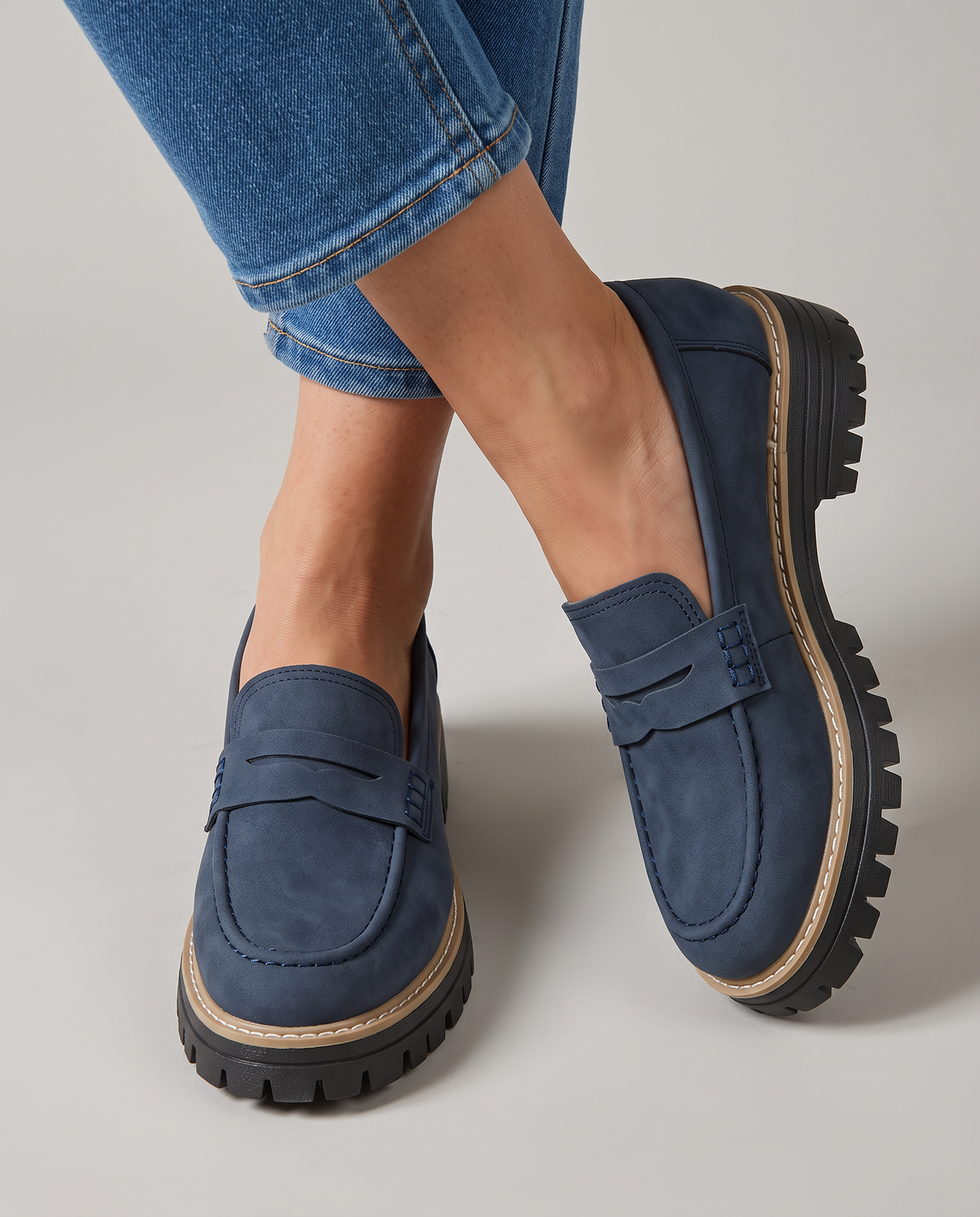 Berenice | Mocassino Platform Tacco Grosso
