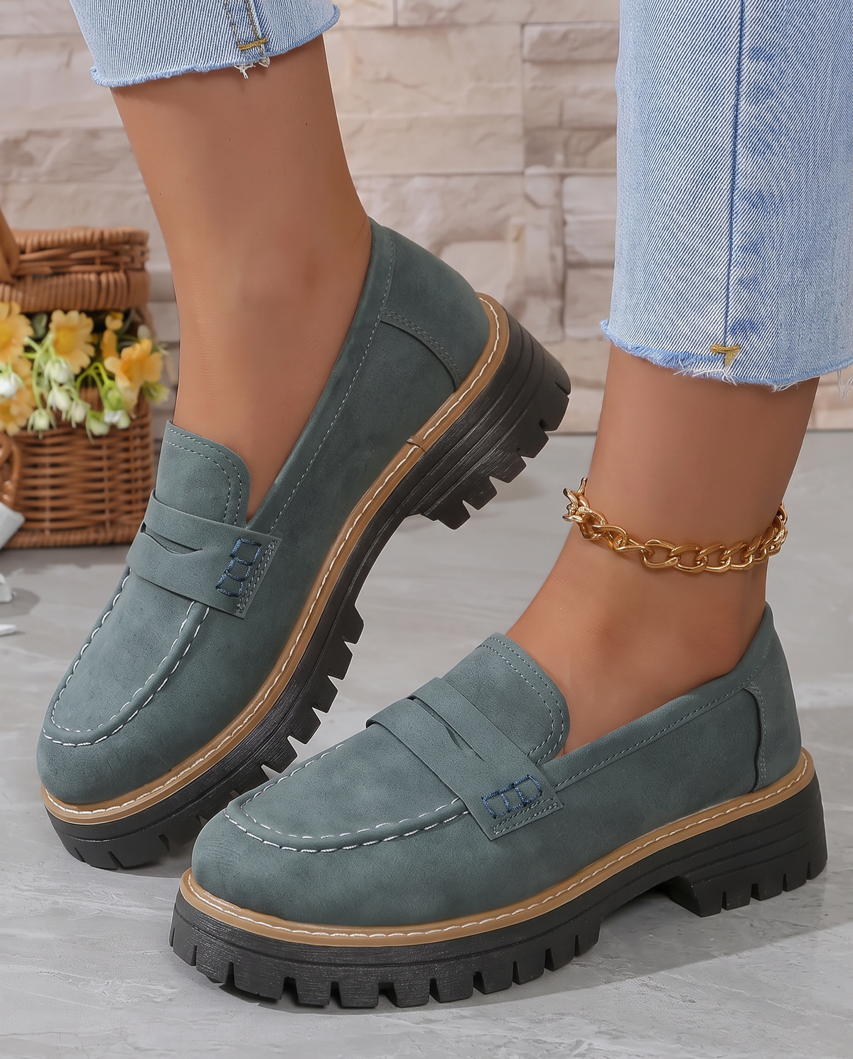 Berenice | Mocassino Platform Tacco Grosso