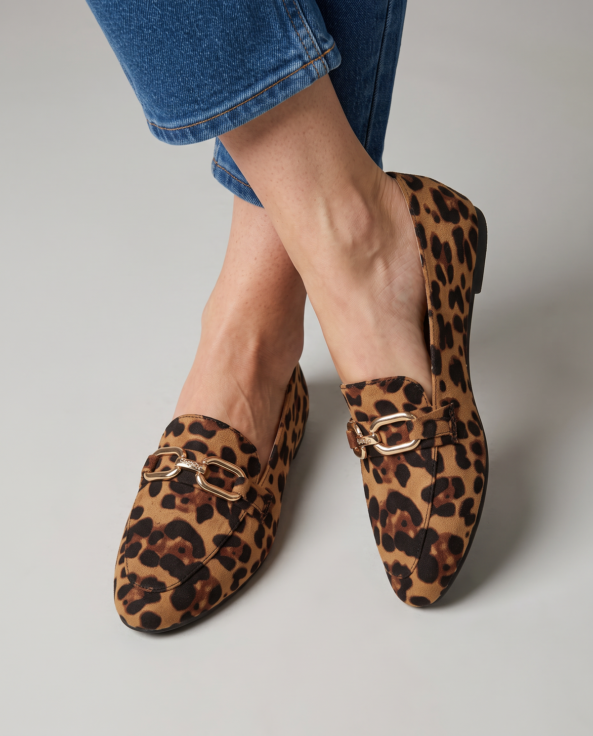 Manuela | Mocassino Leopardo in Camoscio