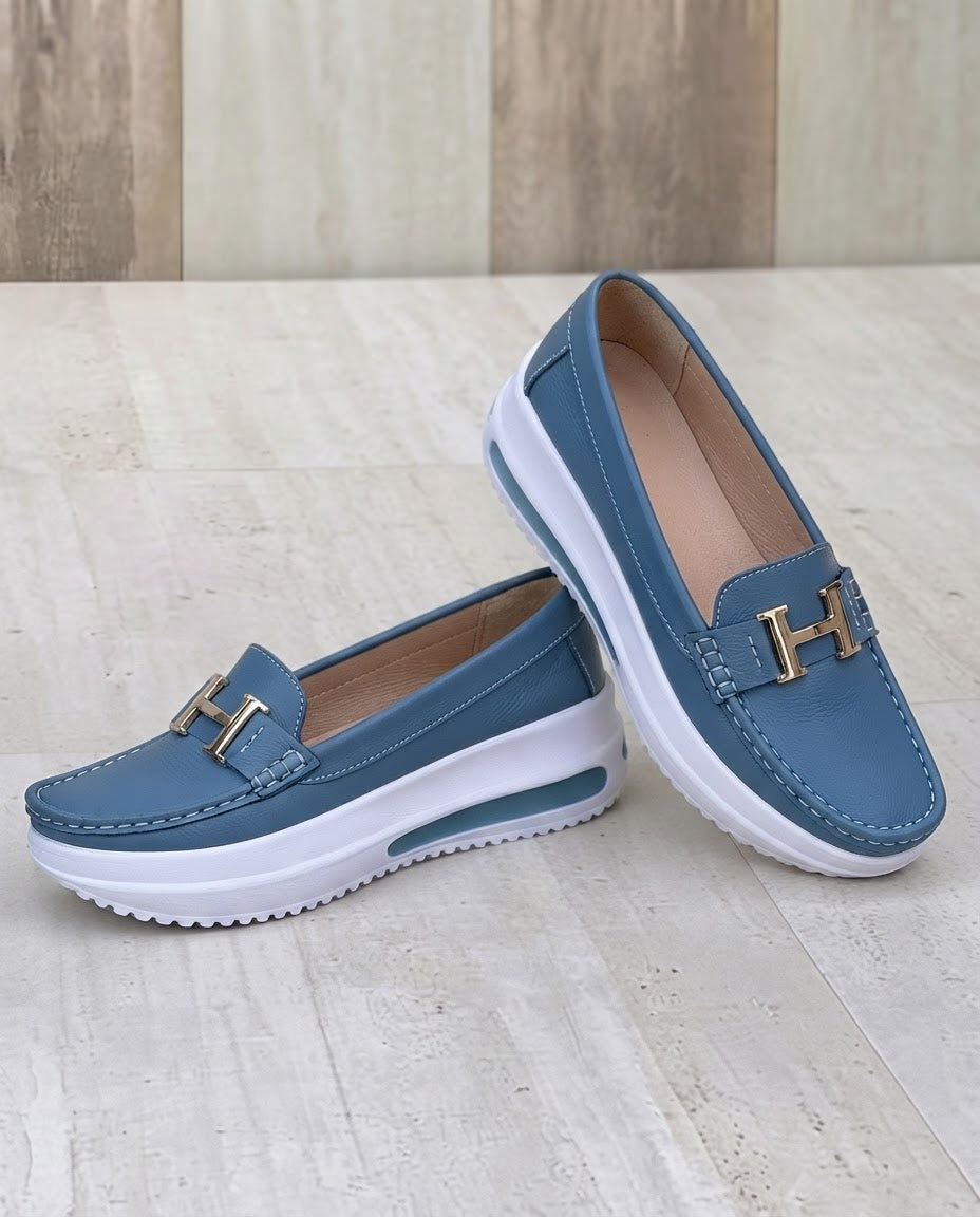 Cesarina | Mocassino Platform con Morsetto