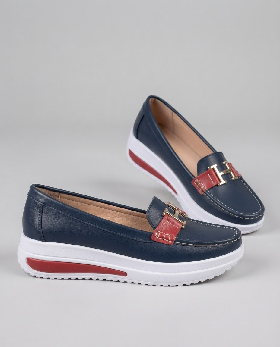 Cesarina | Mocassino Platform con Morsetto