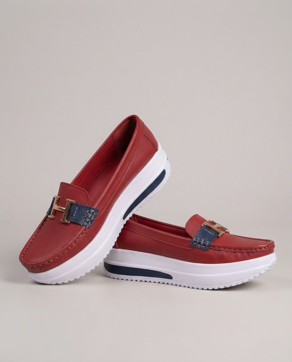Cesarina | Mocassino Platform con Morsetto
