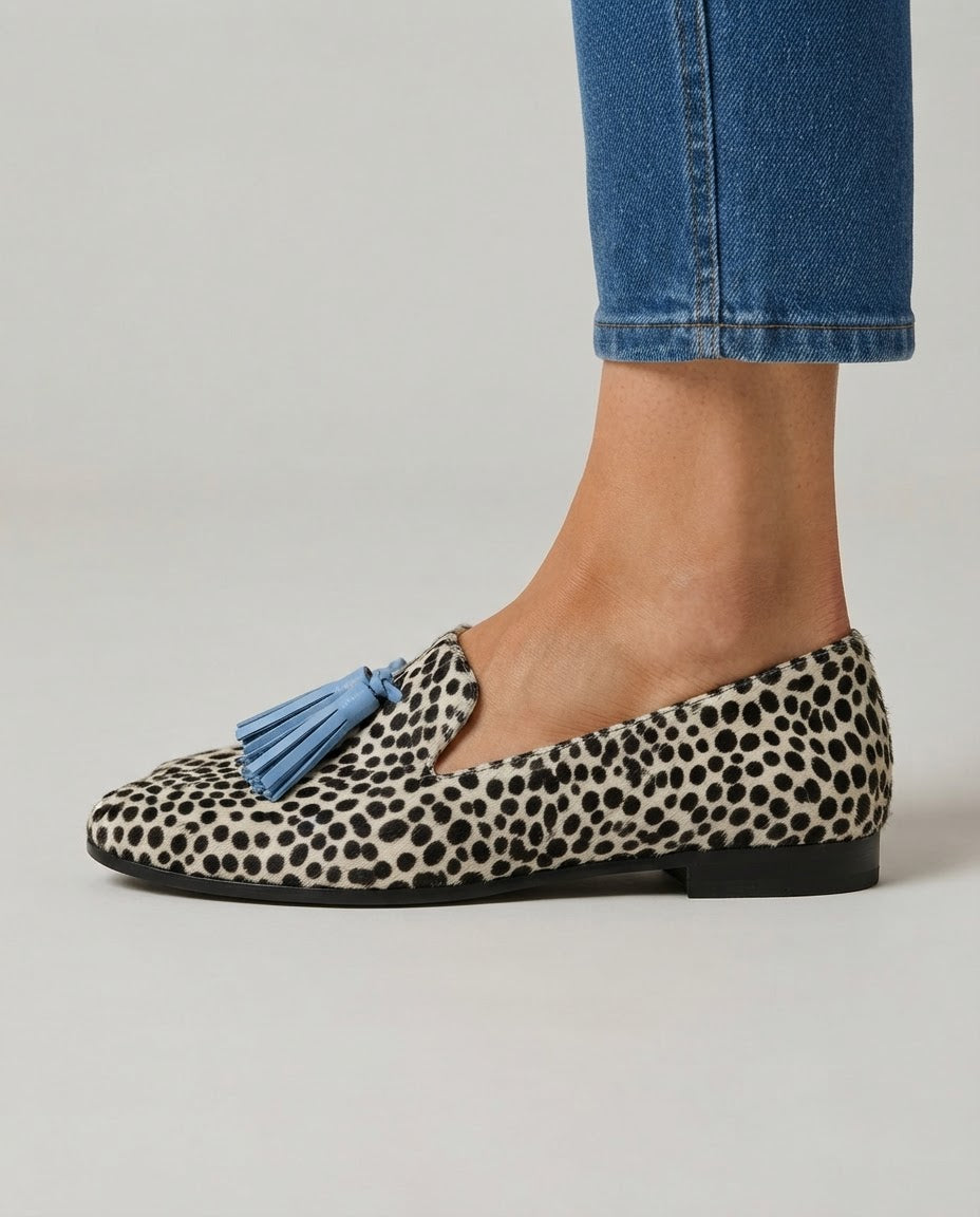 Damiana | Mocassino Leopardo con Nappine