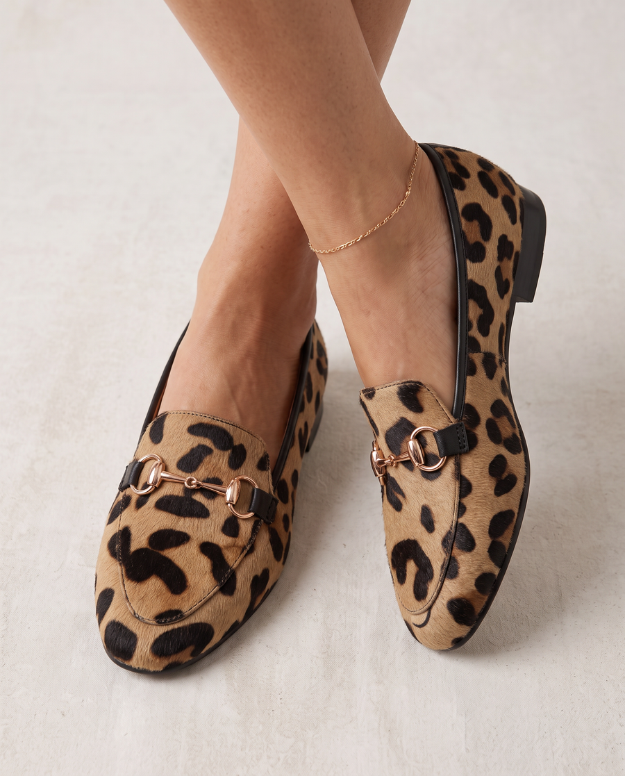 Odetta | Mocassino Leopardo con Morsetto