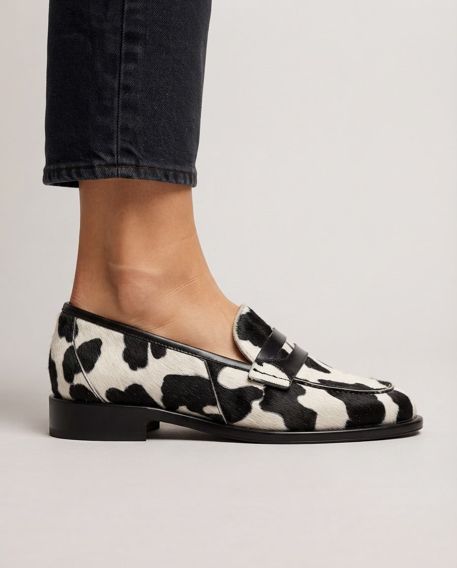 Selene | Mocassino Penny Mucca con Mascherina