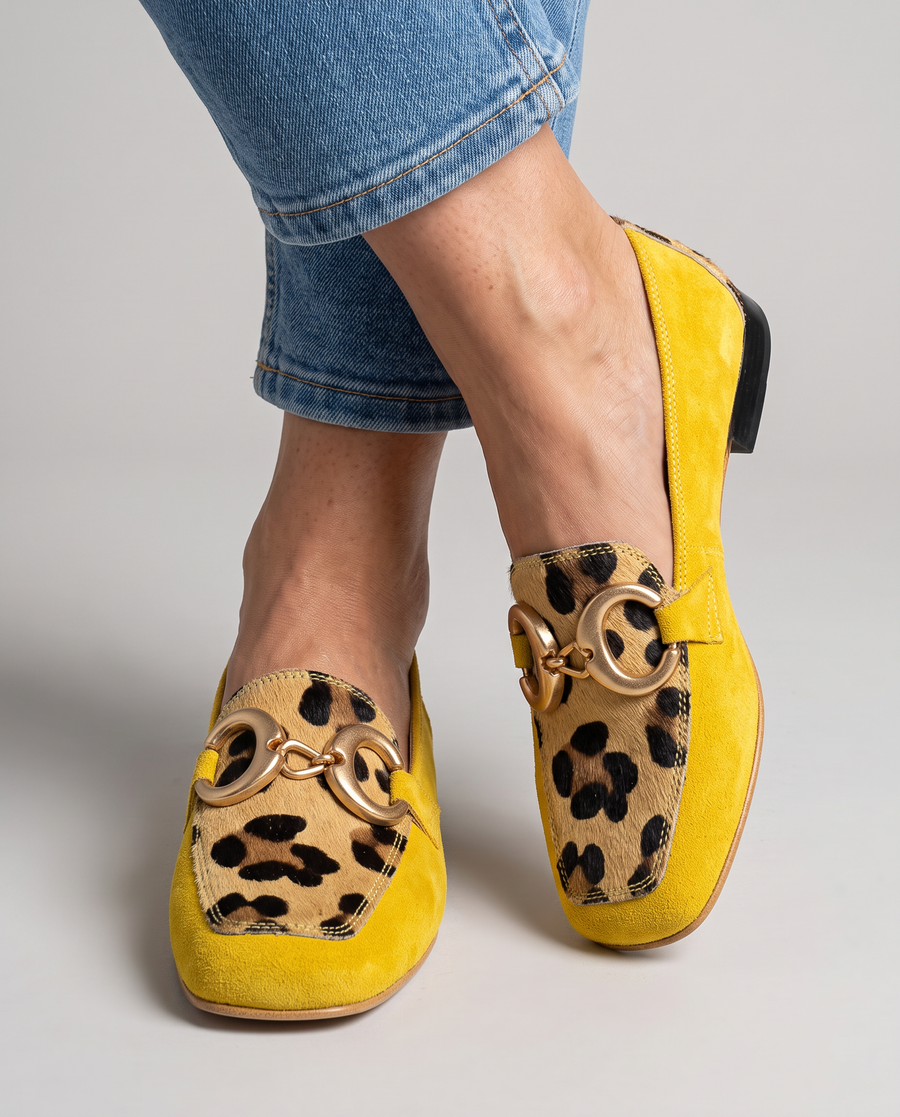 Penelope | Mocassino con Stampa Animalier