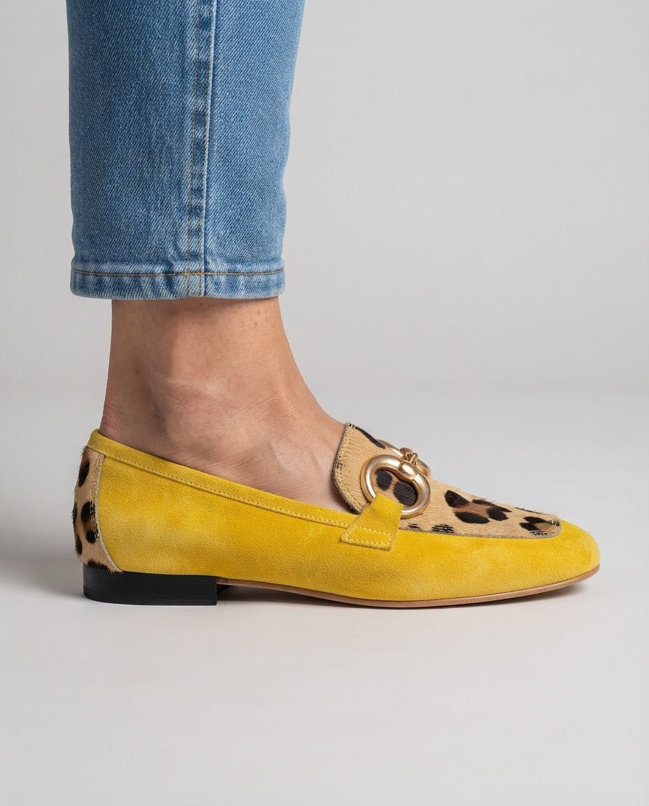 Penelope | Mocassino con Stampa Animalier