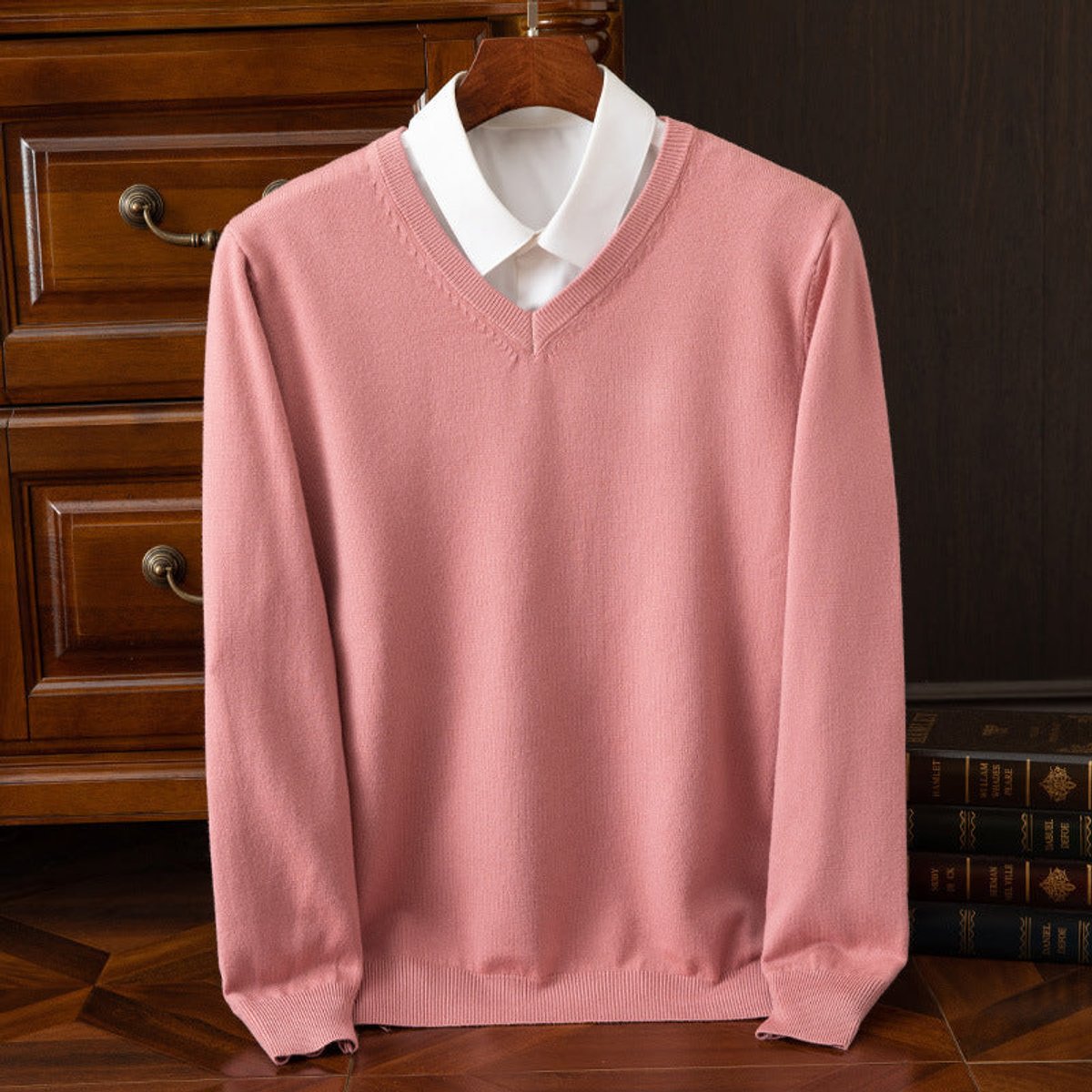 Arturo | Maglione Uomo Scollo a V in Misto Cashmere