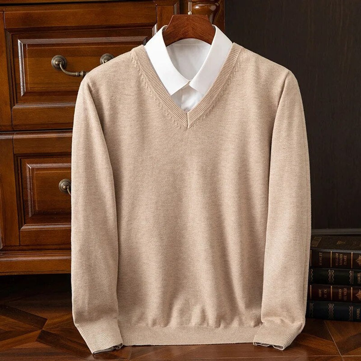 Arturo | Maglione Uomo Scollo a V in Misto Cashmere