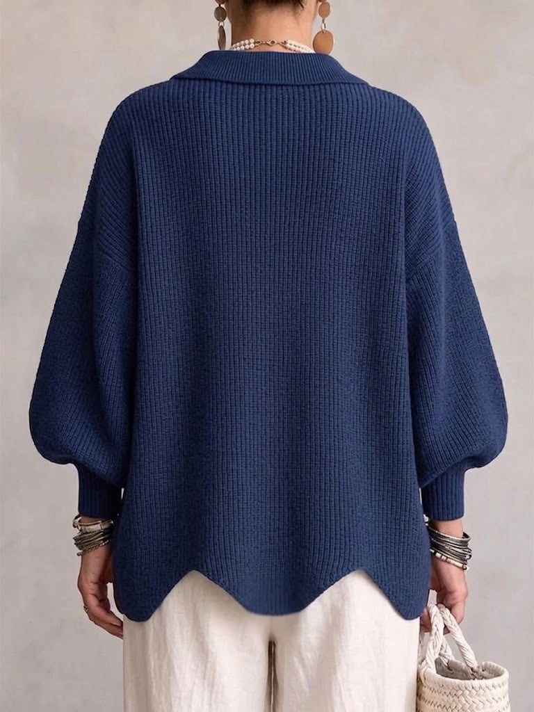 Loretta | Cardigan Oversize con Colletto