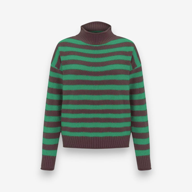 Florence – Maglione stampato a taglio ampio con manica lunga