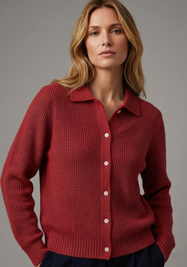 Simone | Cardigan Classico in Maglia Morbida