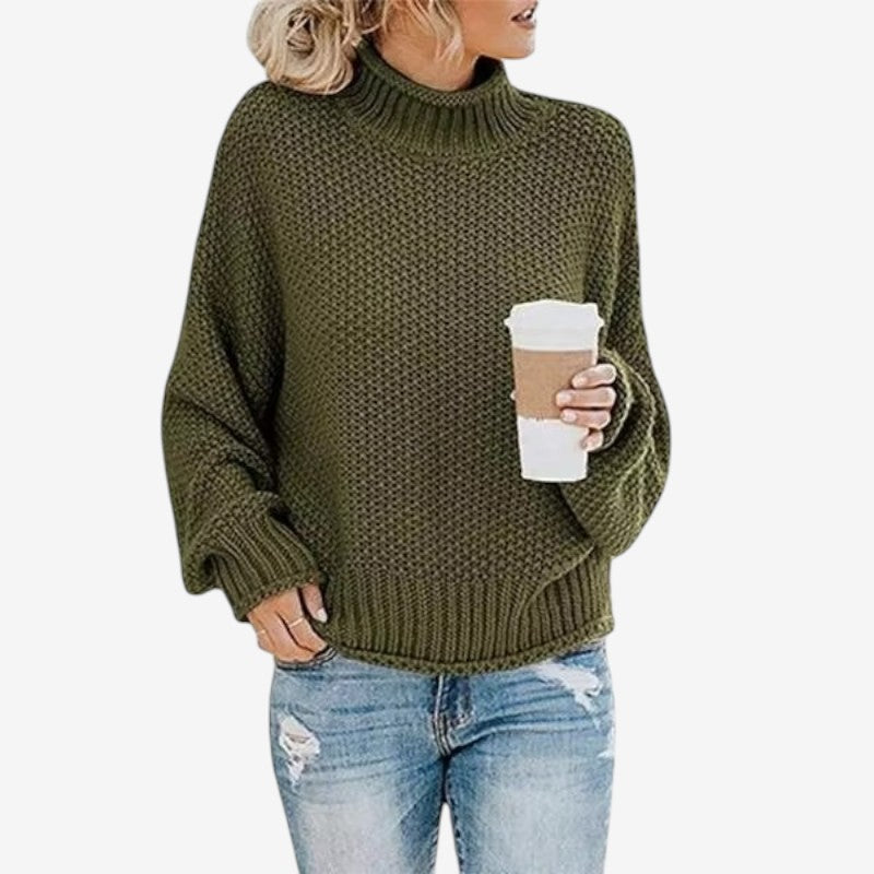 Emily – Maglione a Maniche Lunghe con Scollo Rotondo e Vestibilità Larga