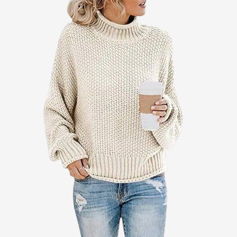 Emily – Maglione a Maniche Lunghe con Scollo Rotondo e Vestibilità Larga